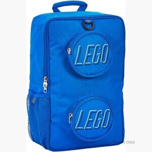 LEGO Brick Backpack for School Travel Durable Water Resistant Polyester